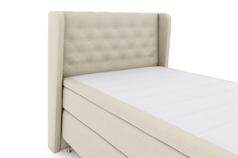 Select No 6 Komplett Sängpaket 120x200 Fast Watergel - Beige/Silver - Products - Möbler - Säng - Enkelsäng
