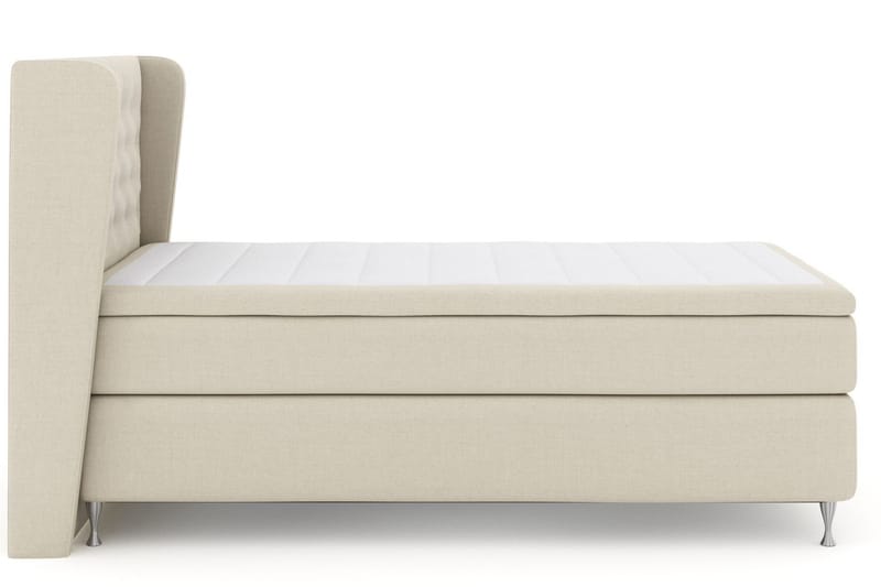 Select No 6 Komplett Sängpaket 120x200 Fast Watergel - Beige/Silver - Products - Möbler - Säng - Enkelsäng