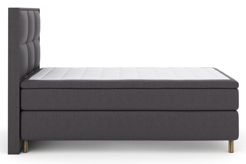 Select No 6 Komplett Sängpaket 120x200 Fast Watergel - Mörkgrå/Koppar - Products - Möbler - Säng - Enkelsäng