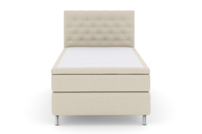 Select No 6 Komplett Sängpaket 120x200 Medium Memory/Pocket - Beige/Metall - Products - Möbler - Säng - Enkelsäng
