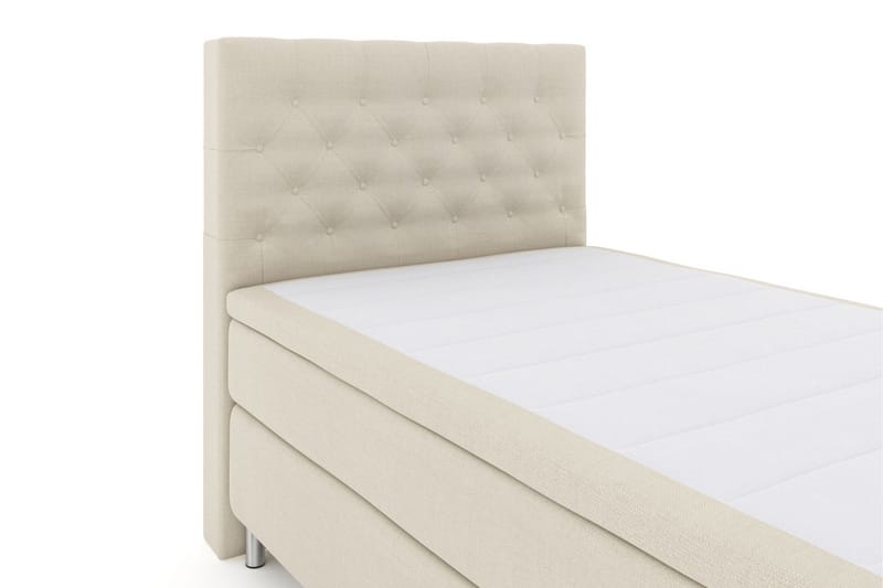 Select No 6 Komplett Sängpaket 120x200 Medium Memory/Pocket - Beige/Metall - Products - Möbler - Säng - Enkelsäng
