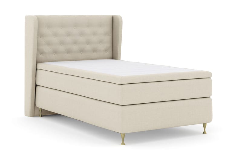 Select No 6 Komplett Sängpaket 120x200 Medium Watergel - Beige/Guld - Products - Möbler - Säng - Enkelsäng