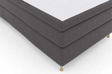 Select No 6 Komplett Sängpaket 120x200 Medium Watergel - Mörkgrå/Guld - Products - Möbler - Säng - Enkelsäng