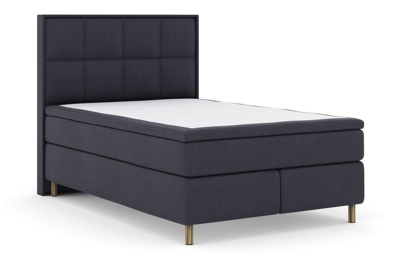 Select No 6 Komplett Sängpaket 140x200 Fast Watergel - Blå/Metall - Products - Möbler - Säng - Kontinentalsäng