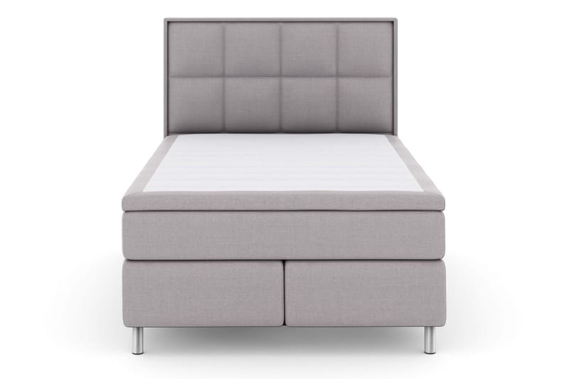 Select No 6 Komplett Sängpaket 140x200 Fast Watergel - Ljusgrå/Metall - Products - Möbler - Säng - Kontinentalsäng