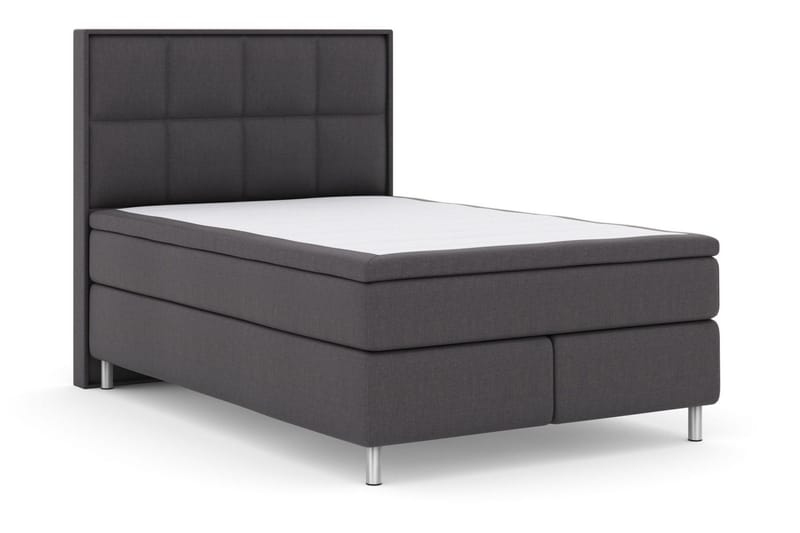 Select No 6 Komplett Sängpaket 140x200 Fast Watergel - Mörkgrå/Metall - Products - Möbler - Säng - Kontinentalsäng