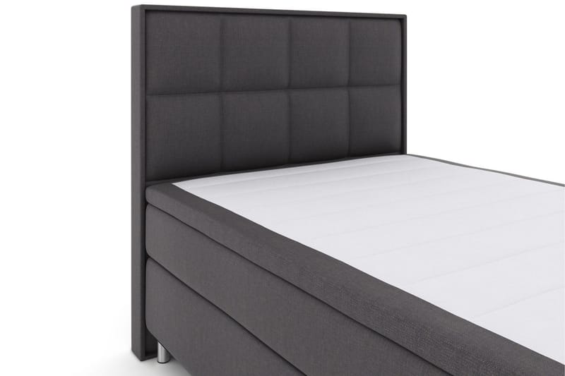 Select No 6 Komplett Sängpaket 140x200 Fast Watergel - Mörkgrå/Metall - Products - Möbler - Säng - Kontinentalsäng