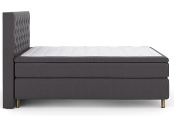 Select No 6 Komplett Sängpaket 140x200 Fast/Medium Watergel - Mörkgrå/Koppar - Products - Möbler - Säng - Kontinentalsäng