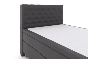 Select No 6 Komplett Sängpaket 140x200 F/M Latex/Memory - Mörkgrå/Guld - Products - Möbler - Säng - Kontinentalsäng