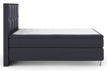 Select No 6 Komplett Sängpaket 140x200 F/M Memory/Pocket - Blå/Metall V-form - Products - Möbler - Säng - Kontinentalsäng