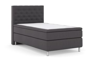 Select No 6 Kontinentalsäng 120x200 Fast Memory/Pocket - Mörkgrå/Metall - Products - Möbler - Säng - Enkelsäng
