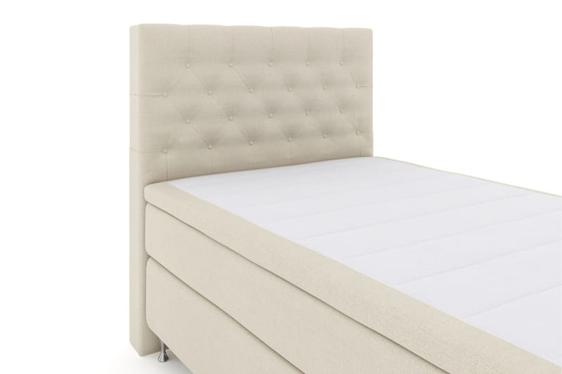 Select No 6 Kontinentalsäng 120x200 Fast Watergel - Beige/Silver - Products - Möbler - Säng - Enkelsäng