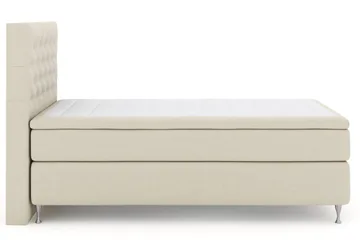 Select No 6 Kontinentalsäng 120x200 Fast Watergel - Beige/Silver - Products - Möbler - Säng - Enkelsäng