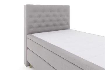 Select No 6 Kontinentalsäng 120x200 Fast Watergel - Ljusgrå - Products - Möbler - Säng - Enkelsäng