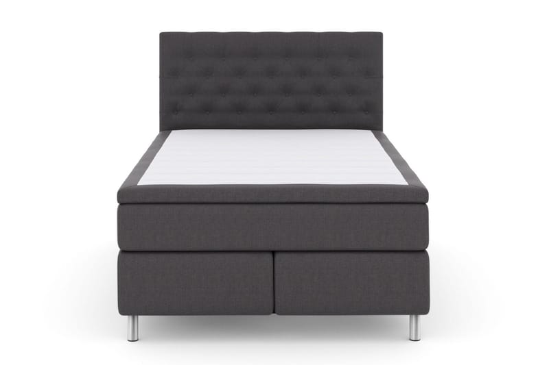 Select No 6 Kontinentalsäng 140x200 Fast Latex/Memory - Mörkgrå/Metall - Products - Möbler - Säng - Kontinentalsäng