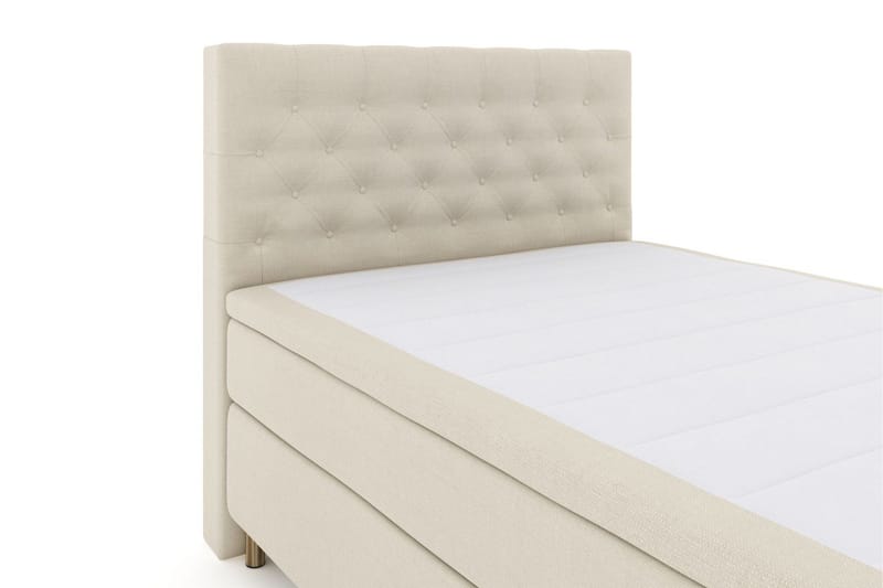 Select No 6 Kontinentalsäng 140x200 Fast/Medium Latex/Memory - Beige/Koppar - Products - Möbler - Säng - Kontinentalsäng