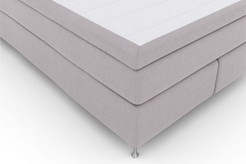 Select No 6 Kontinentalsäng 140x200 Fast/Medium Latex/Memory - Ljusgrå/Silver - Products - Möbler - Säng - Kontinentalsäng