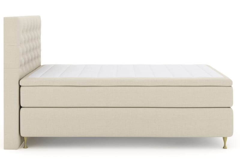 Select No 6 Kontinentalsäng 160x200 Fast/Medium Watergel, Beige/Guld