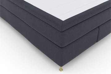 Select No 6 Kontinentalsäng 160x200 Fast/Medium Watergel - Blå/Guld - Products - Möbler - Säng - Kontinentalsäng