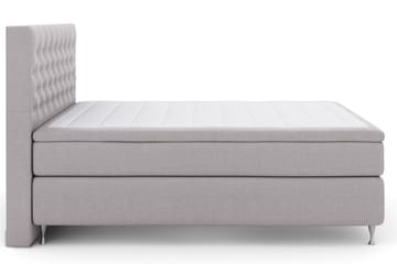 Select No 6 Kontinentalsäng 180x200 Fast Memory/Pocket - Ljusgrå/Silver - Products - Möbler - Säng - Kontinentalsäng