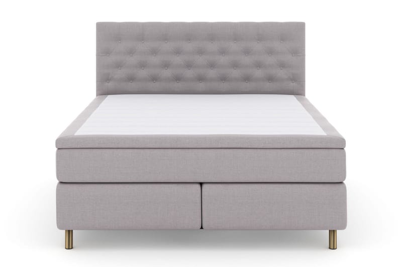 Select No 6 Kontinentalsäng 180x200 Fast/Medium Latex/Memory - Ljusgrå/Koppar - Products - Möbler - Säng - Kontinentalsäng