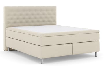 Select No 6 Kontinentalsäng 180x200 Medium Memory/Pocket - Beige/Metall - Products - Möbler - Säng - Kontinentalsäng