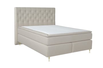 Select No 6 Kontinentalsäng 210x210 Medium Latex/Memory - Beige/Guld - Products - Möbler - Säng - Kontinentalsäng