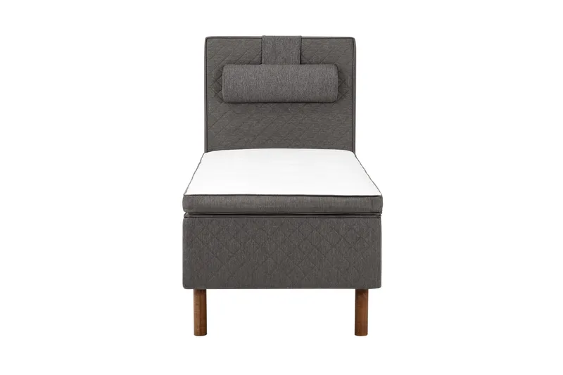 Sundborn Ramsäng 90x200 Medelfast Latex - Grå - Products - Möbler - Säng - Enkelsäng