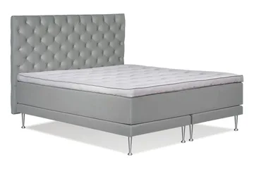 Victoria Komplett Sängpaket 180x200 - Ljusgrå - Products - Möbler - Säng - Kontinentalsäng