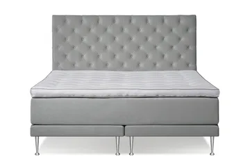 Med sänggavel - Ljusgrå