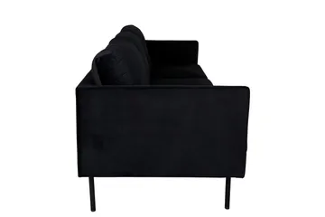 Zoom 3-sits soffa - Svart - Products - Möbler - Soffa - 3 sits soffa