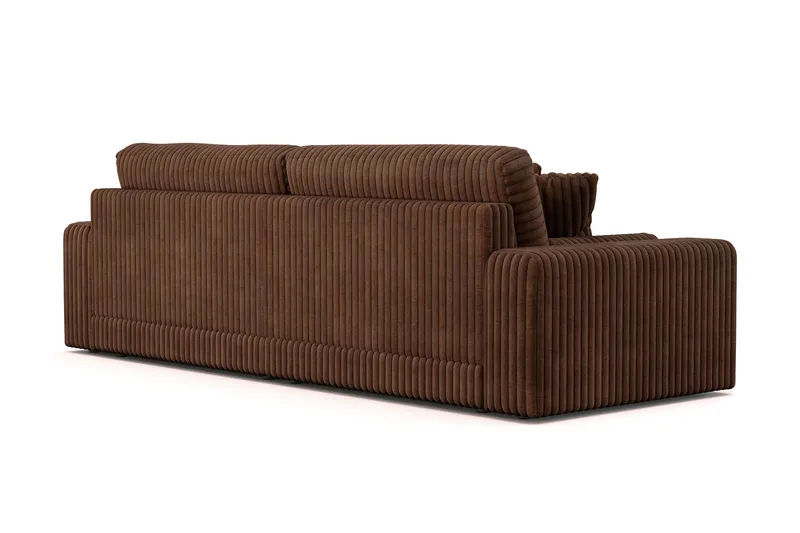 Arken Lyx 4-sits Djup Soffa i Manchester - Mörkbrun - Products - Möbler - Soffa - 4 sits soffa