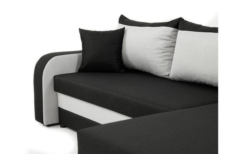 Alvared 3-sits Hörnbäddsoffa Universal - Grå - Products - Möbler - Soffa - Bäddsoffa - Bäddsoffa divan