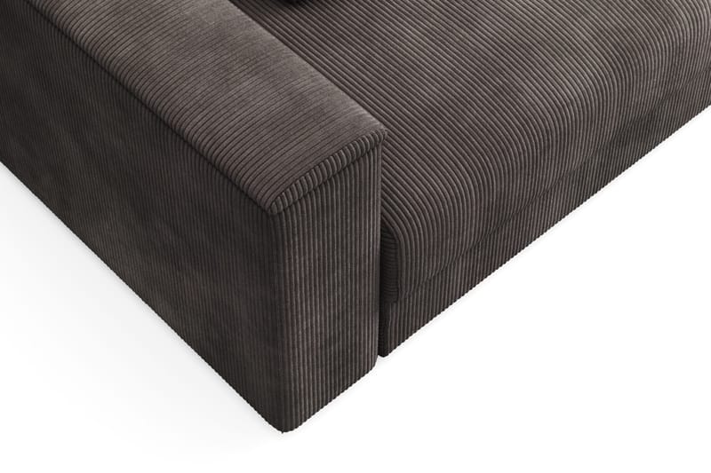 Bergen Extra djup 3-sits Bäddsoffa med Divan och Bäddmadrass i Polyesterskum och Tvättbar klädsel - Taupe - Products - Möbler - Soffa - Bäddsoffa - Bäddsoffa divan