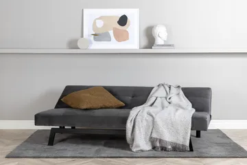 Bodil Bäddsoffa - Mörkgrå - Products - Möbler - Soffa - Bäddsoffa - Bäddsoffa längsbäddad