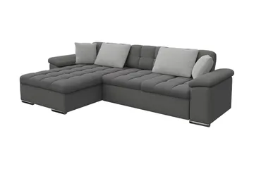 Camior Bäddsoffa m. Divan Förvaring 3-sits 227x129 - Grå - Products - Möbler - Soffa - Bäddsoffa - Bäddsoffa divan