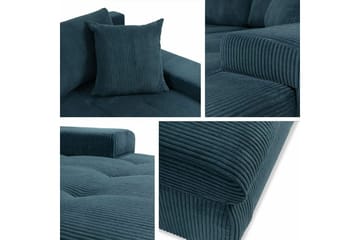 Cerys 3-sits Hörnbäddsoffa Dark blue - Products - Möbler - Soffa - Bäddsoffa - Hörnbäddsoffa
