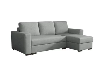 Denegal 3-sits Hörnbäddsoffa - Grå - Products - Möbler - Soffa - Bäddsoffa - Hörnbäddsoffa