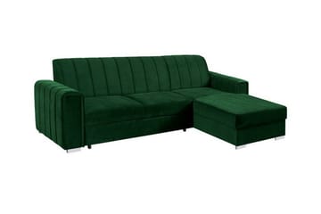 Denegal 3-sits Hörnbäddsoffa Green - Products - Möbler - Soffa - Bäddsoffa - Bäddsoffa divan