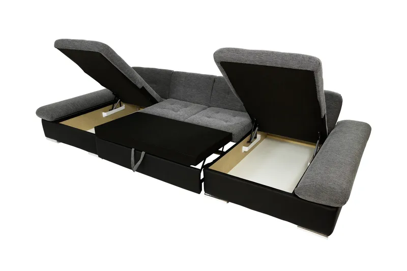 Dewitt Bäddsoffa Dubbeldivan 5-sits - Grön - Products - Möbler - Soffa - Bäddsoffa - U bäddsoffa