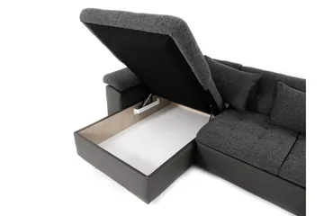 Dynir Bäddsoffa Divan Höger - Mörkgrön - Products - Möbler - Soffa - Bäddsoffa - Bäddsoffa divan