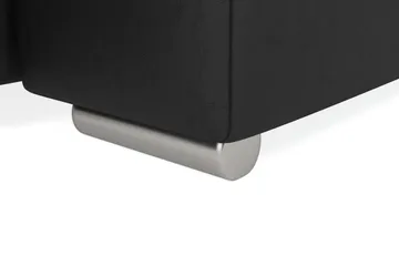 Dynir Stor Hörnbäddsoffa Divan med Förvaring Höger 350 cm - Svart / Grå - Products - Möbler - Soffa - Bäddsoffa - Bäddsoffa längsbäddad