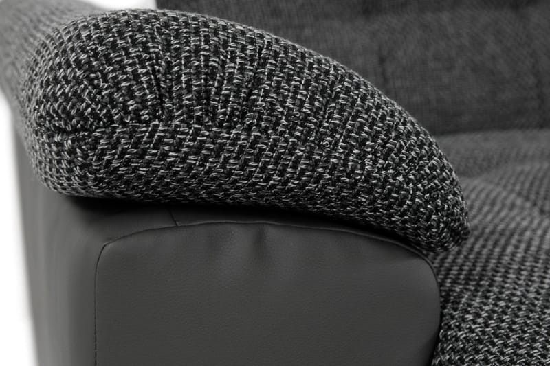 Dynir Stor Hörnbäddsoffa Divan med Förvaring Vänster - Grå / Svart - Products - Möbler - Soffa - Bäddsoffa - Bäddsoffa längsbäddad