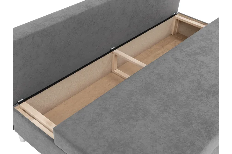 Eifion Bäddsoffa 3-sits - Mörkgrå - Products - Möbler - Soffa - Bäddsoffa - 3 sits bäddsoffa