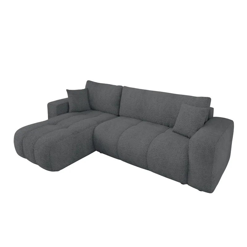 Flo Bäddsoffa med Divan 3-sits, Grå