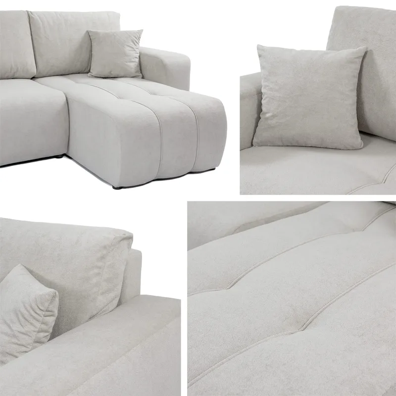 Flo Bäddsoffa med Divan 3-sits - Grön - Products - Möbler - Soffa - Bäddsoffa - Bäddsoffa divan