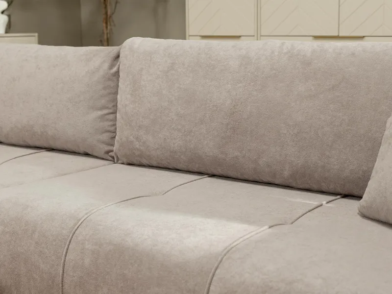 Flo Bäddsoffa med Divan 3-sits - Krämvit - Products - Möbler - Soffa - Bäddsoffa - Bäddsoffa divan