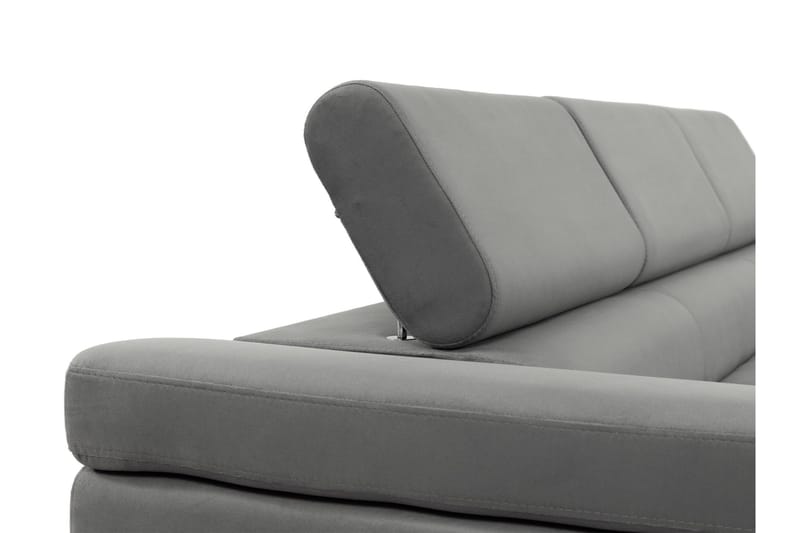 Gabina Bäddsoffa 3-sits i Plysch - Svart - Products - Möbler - Soffa - Bäddsoffa - 3 sits bäddsoffa