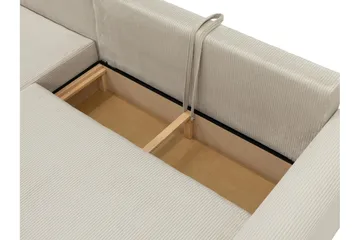 Handda Bäddsoffa med Divan 3-sits i Sammet - Gul - Products - Möbler - Soffa - Bäddsoffa - Bäddsoffa divan