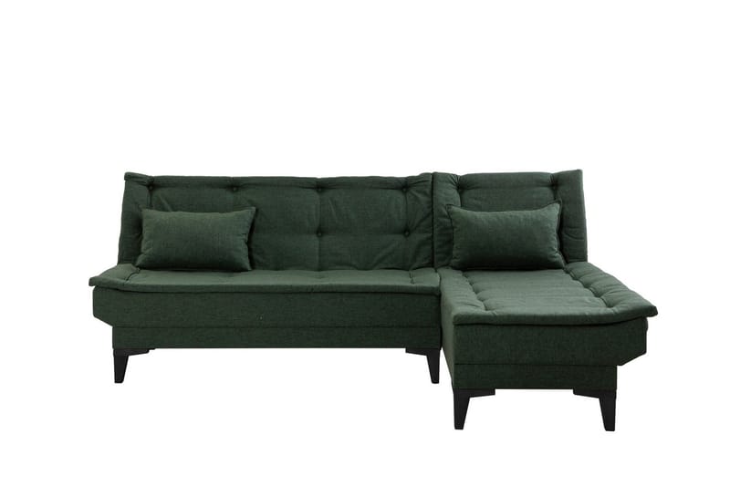 Hunterville Bäddsoffa m. Divan 4-sits - Grön - Products - Möbler - Soffa - Bäddsoffa - Bäddsoffa divan